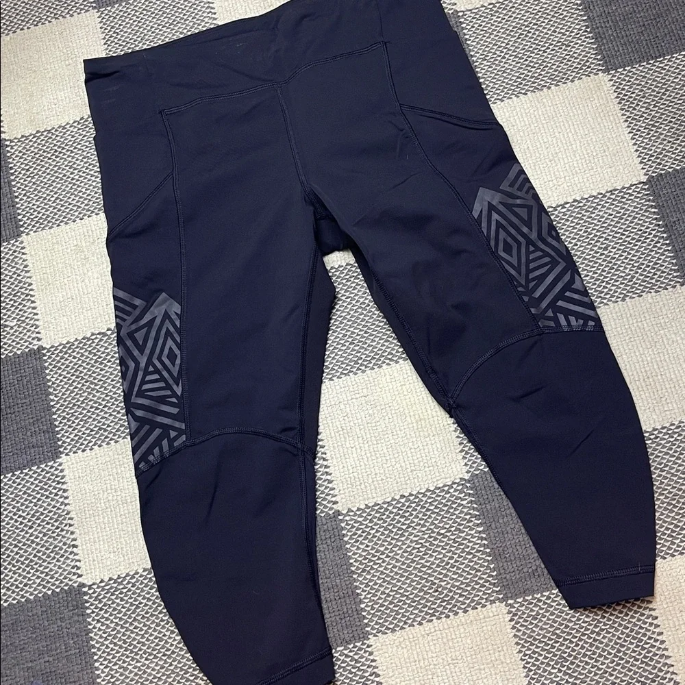Lululemon Stash It Crop Legging Luxtreme Inkwell
